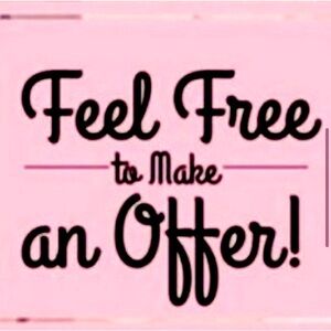 Reasonable offers considered!🎀